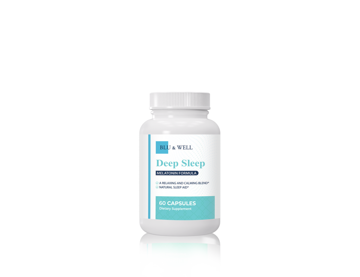 Deepsleep Natural Deep Sleep (Natural Sleep Support Supplement) – BLU & WELL