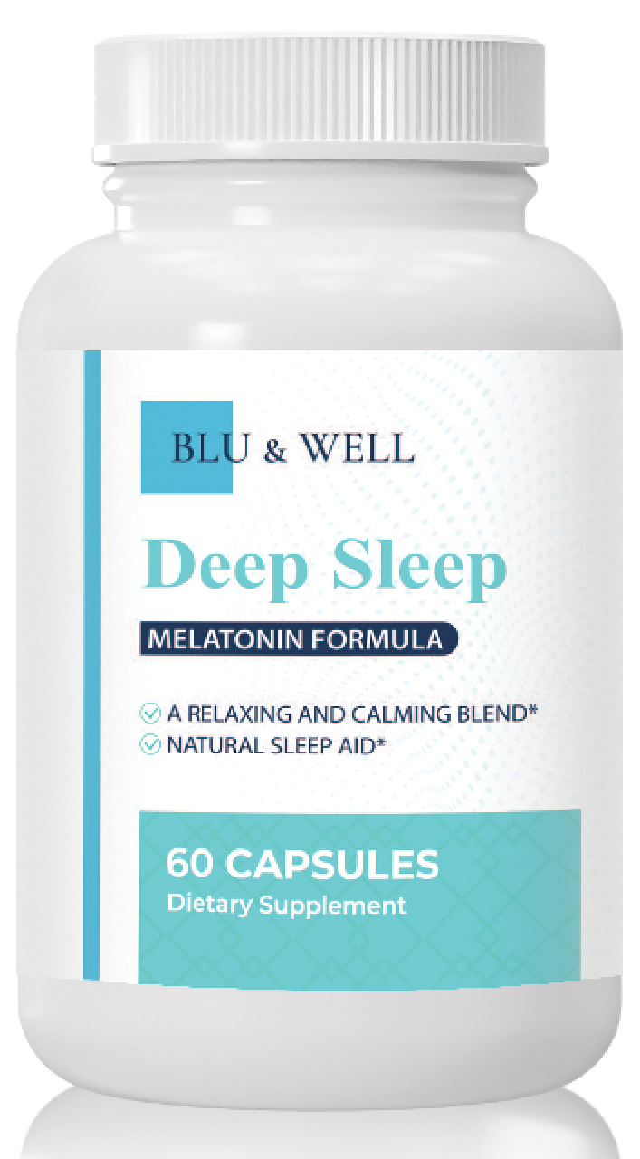 Deep Sleep (Natural Sleep Support Supplement) – BLU & WELL